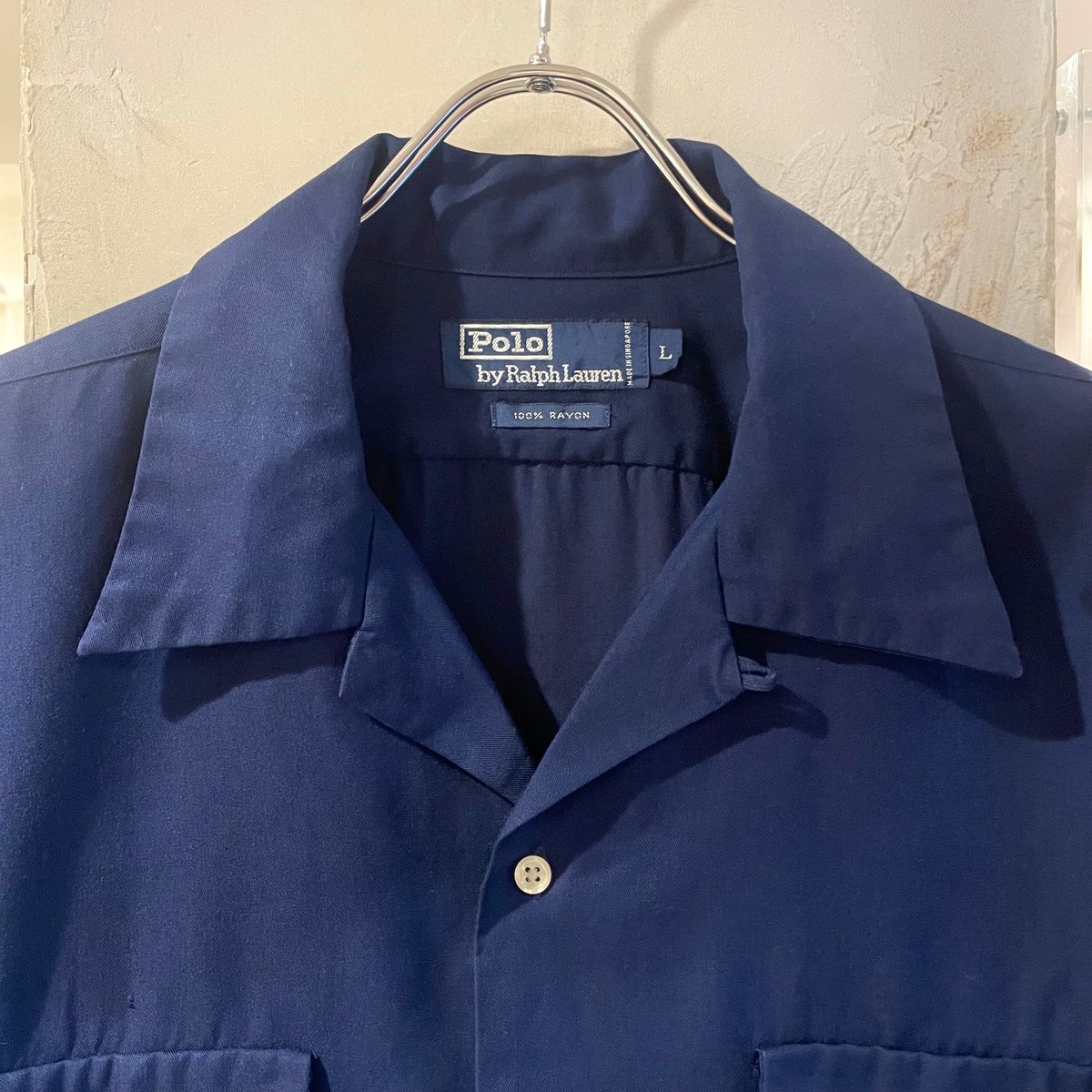 ラルフローレン　シャツ　L　レーヨン100　ポーカー POLO RALPH LAUREN ポーカー 柄シャツ - メルカリ