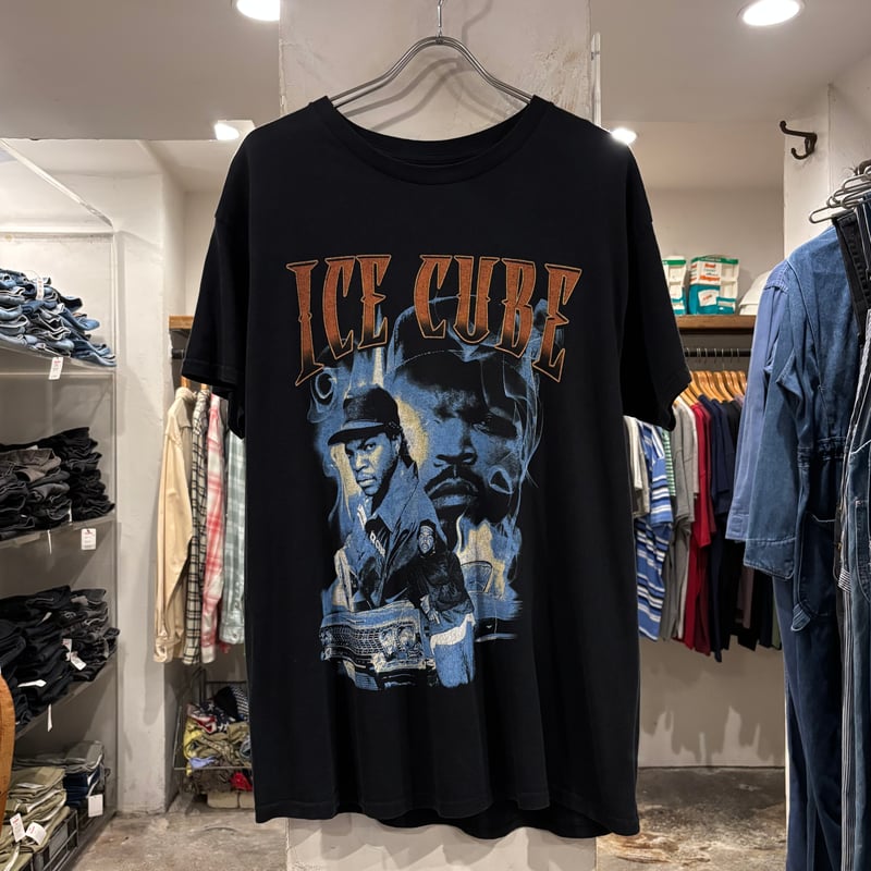 00s S/S ラップTシャツ ICE CUBE Size L相当 アイス キューブ (S45