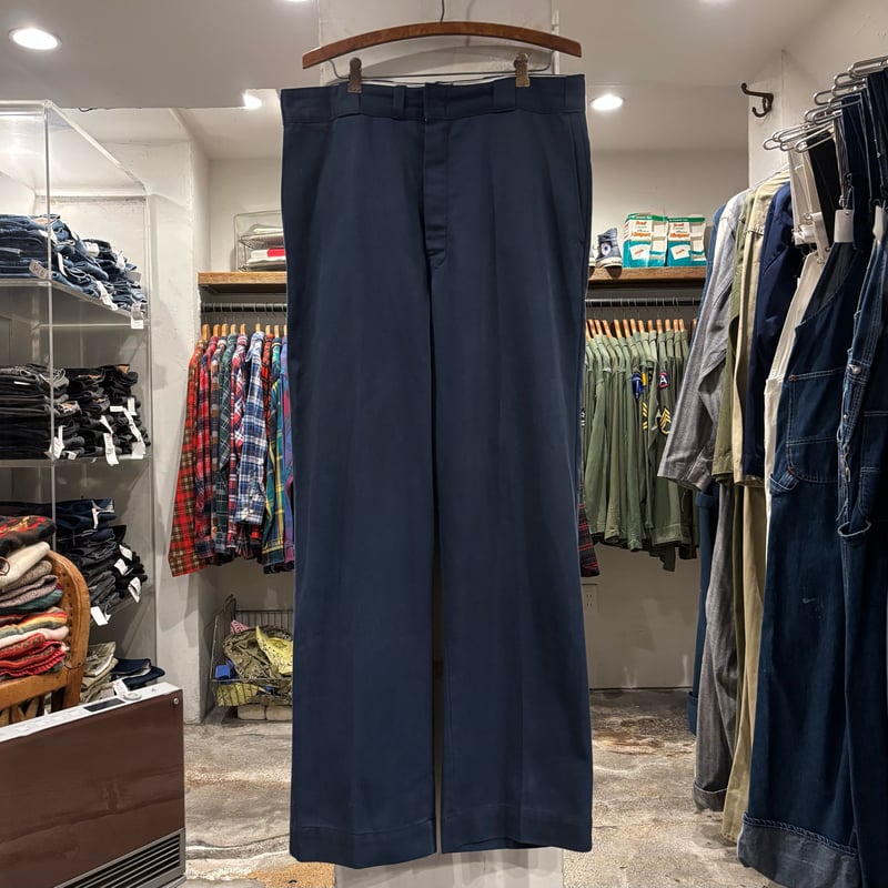 80s Dickies 874 ワークパンツ ディッキーズ ネイビー 35×31½ USA製