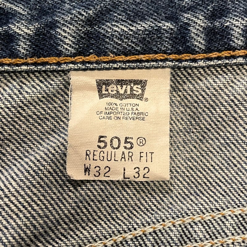 Levi's 00505-0216 リーバイス デニムパンツ 32×32 ボタン裏554