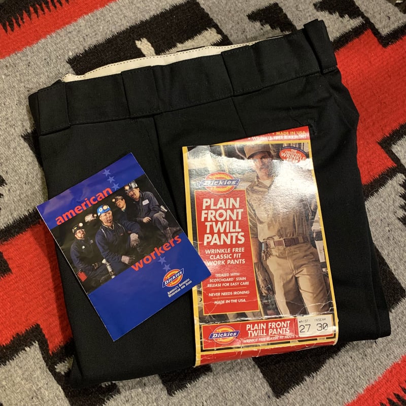 90s Dickies ワークパンツ ディッキーズ ブラック USA製