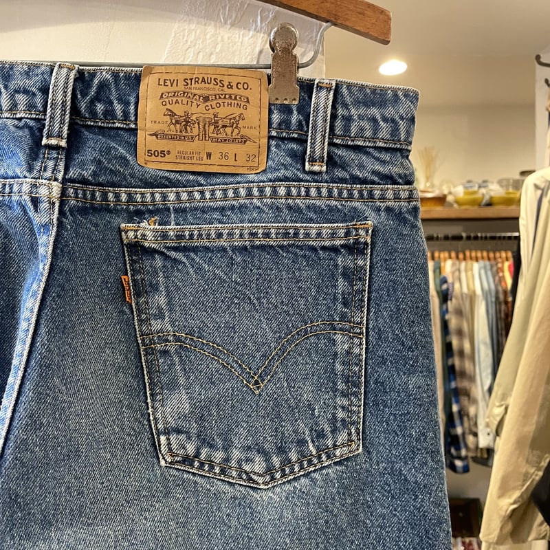 ば*じ様 80's VINTAGE Levi's ORANGE TAB デニムリ Levi's - Levi's 80S VINTAGE オレンジタブ デニムパンツの通販