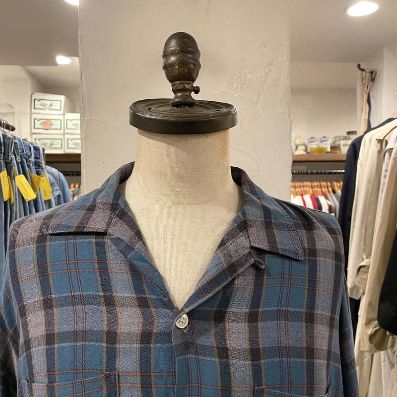 50's Cranbrook オープンカラーシャツ レーヨン M 50's Cranbrook オープンカラーシャツ レーヨン M