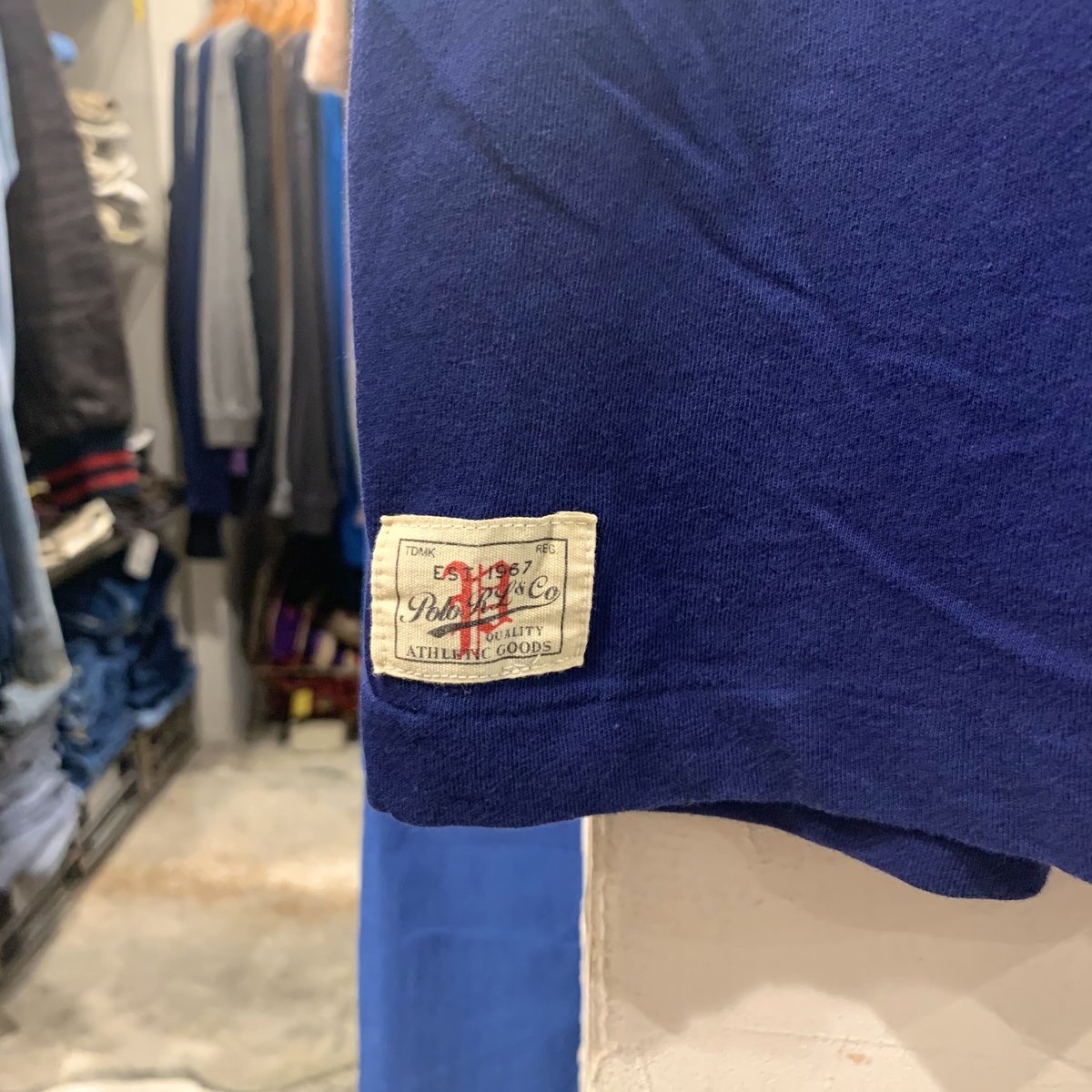 POLO RALPH LAUREN ベースボールTシャツ ラグラン 切り替え