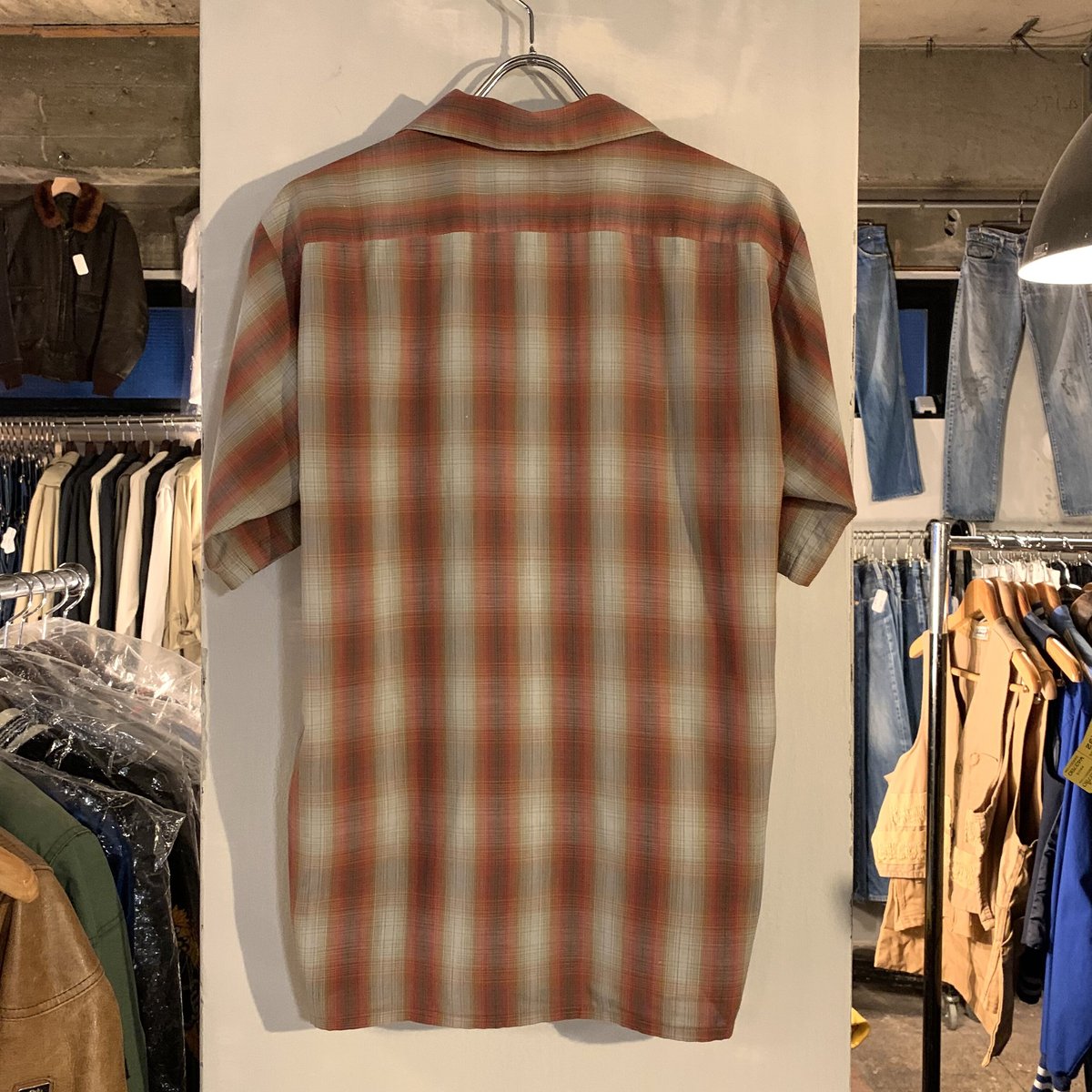 60s ARROW オープンカラーシャツ ショートスリーブ オンブレ