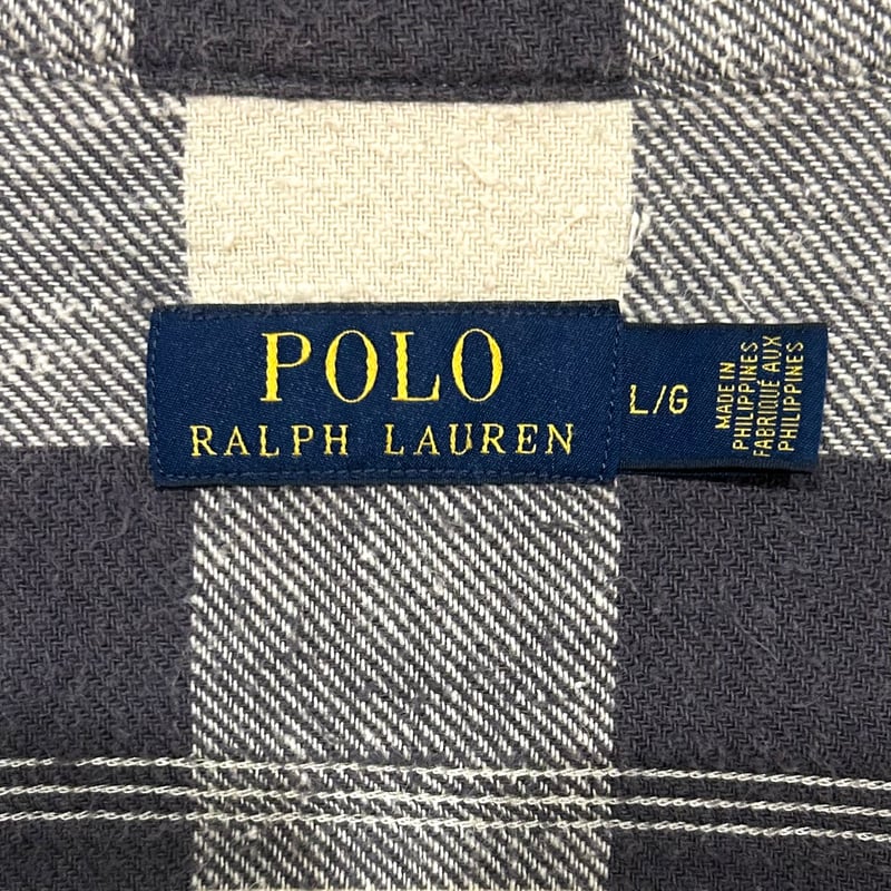 POLO RALPH LAUREN L/Sチェックネルシャツ ラルフローレン Size