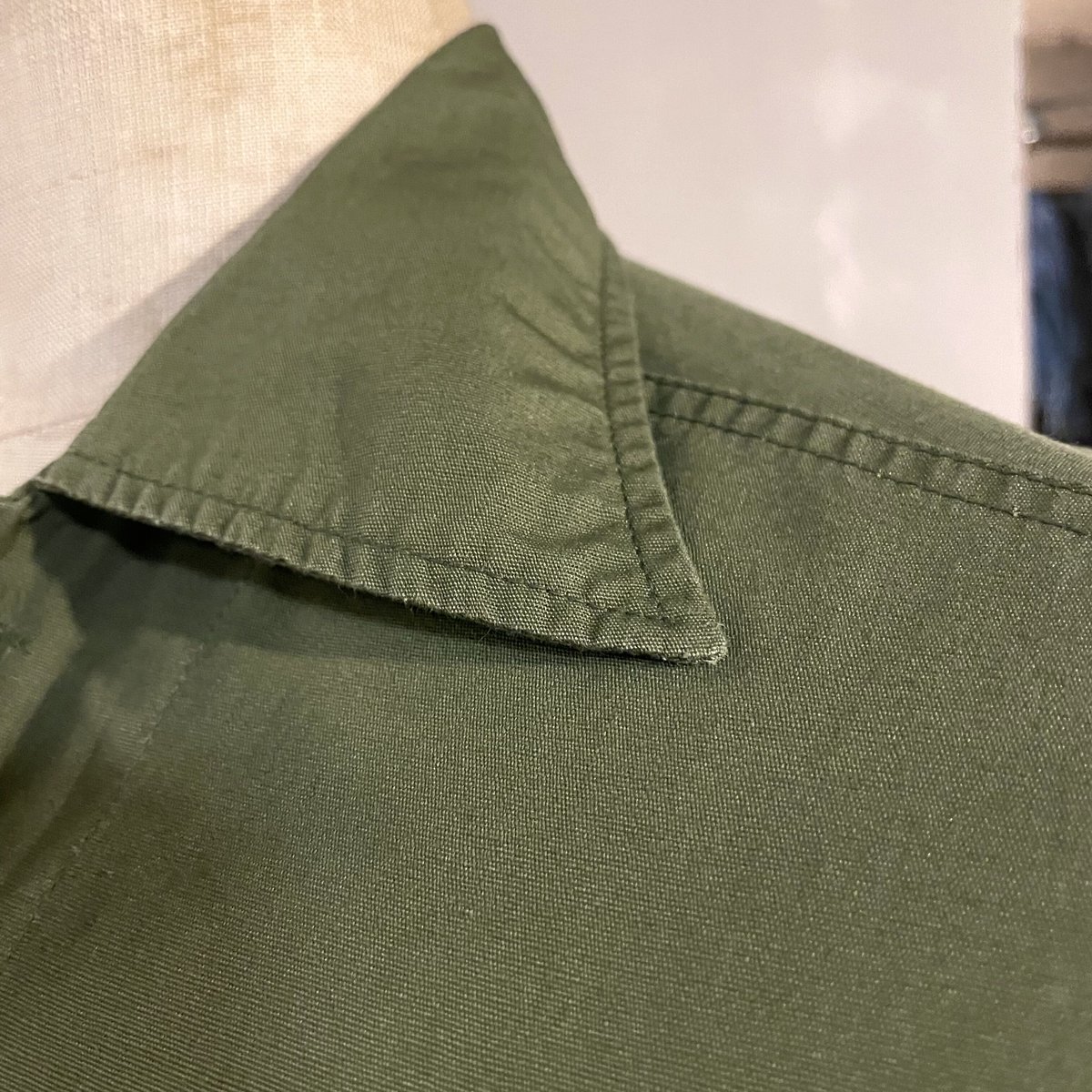 50s BVD ユーティリティシャツ コットンポプリン DEAD STOCK 50s BVD ユーティリティシャツ コットンポプリン DEAD STOCK