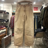 carhartt　ダック地　ペインターパンツ　USA製　カーハート　ブラウン　雰囲気系　34×33　(S4501)