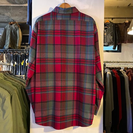 PENDLETON　Wool Shirt　USA製　ウールシャツ　チェック柄　ペンドルトン　(S3823)