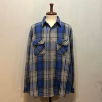 80s　FIVE BROTHER　L/S ネルシャツ　Size XL　USA製　コットンシャツ　ファイブブラザー　(S5709)