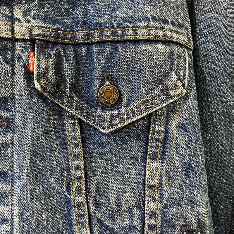 80s Levi's 70401-0816 リーバイス デニムジャケット ネル 80s Levi's 70401-0816 リーバイス デニムジャケット ネル