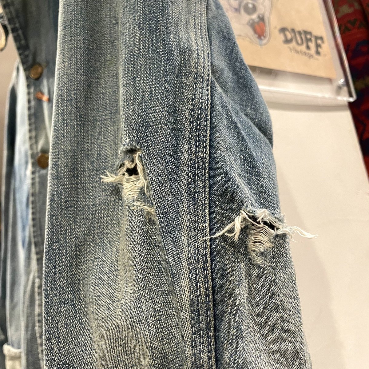 DENIM & SUPPLY デニムアンドサプライ カバーオール 古着 S DENIM&SUPPLY デニム カバーオール USED加工 デニムアンドサプライ