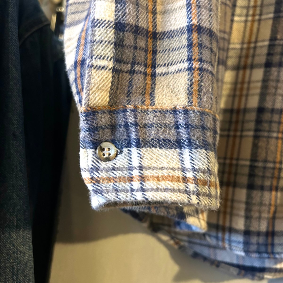 80s ST JOHN'S BAY L/S ネルシャツ USA製 Size XL セントジョン