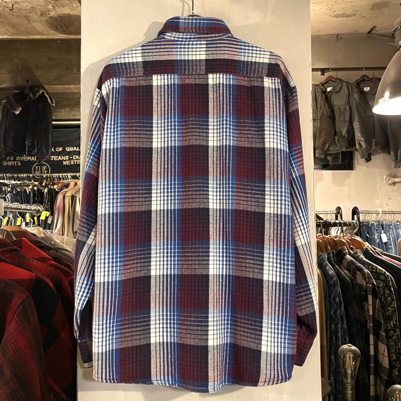 in made フランネルシャツ 80s Brothers Five M USA製 ネルシャツ 【80s】FIVEBROTHERファイブブラザー USA アメリカ製 M 15 トップス