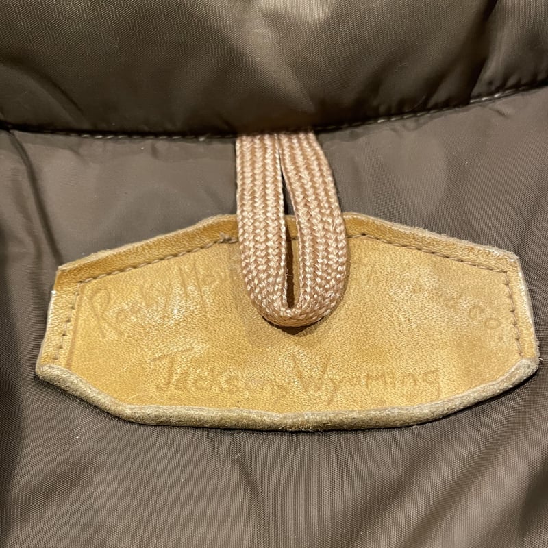 Rocky Mountain 70s ダウンベスト レザーヨーク切り替え ロッキー