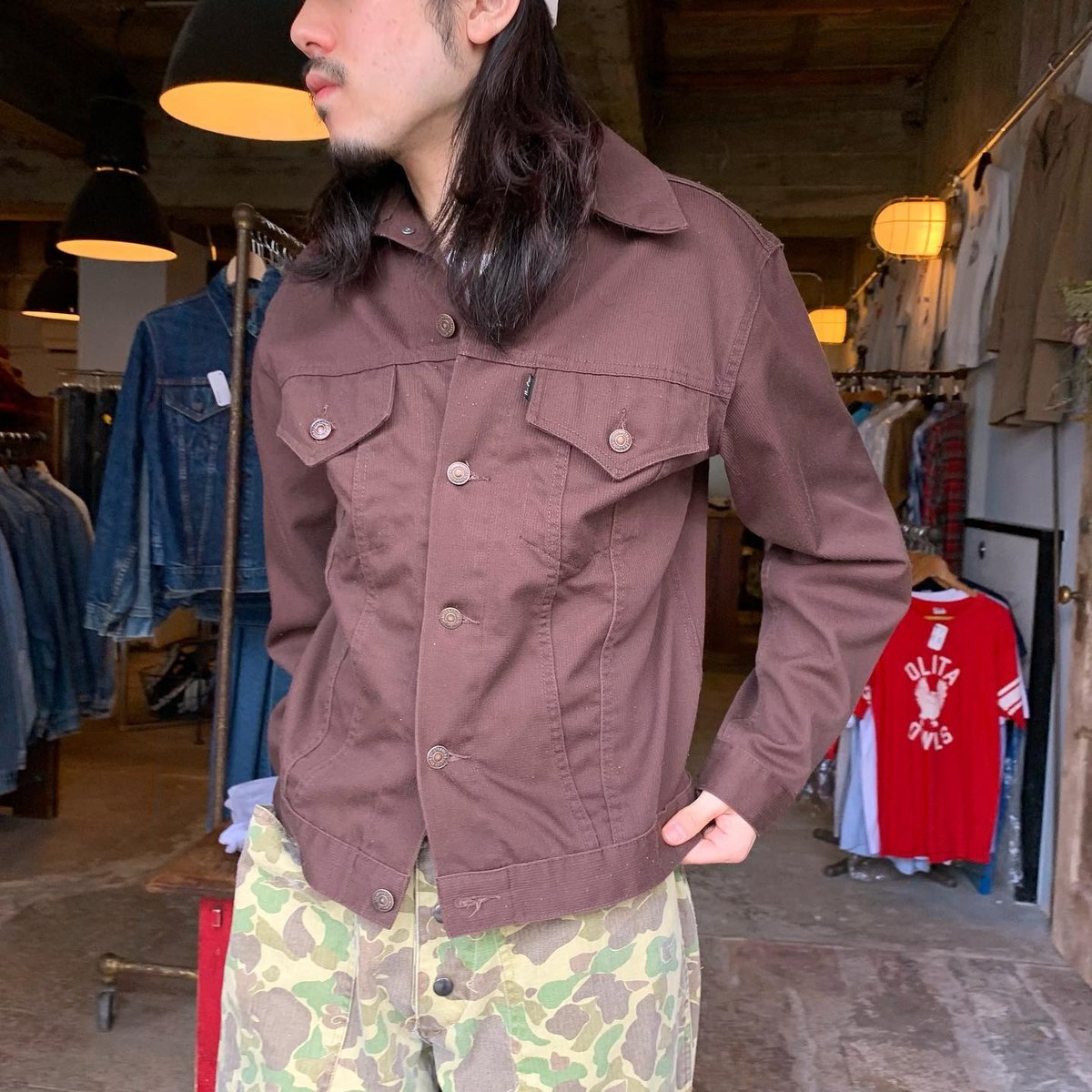 70s 70505 Levi''s ビンテージ JACKET ヴィンテージ　ピケ