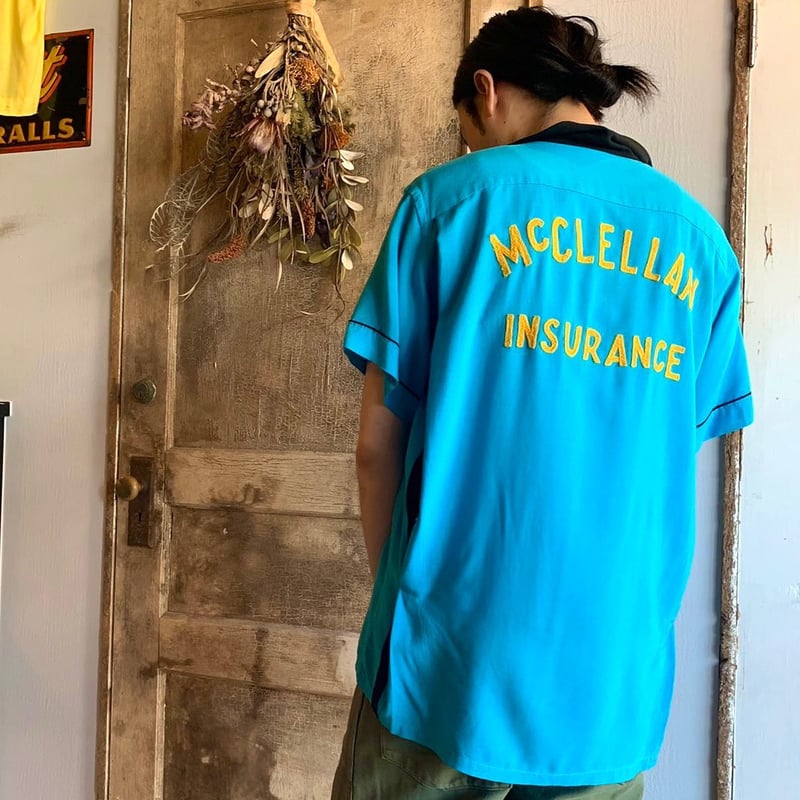 60s Hilton Vintage Bowling Shirt ボウリングシャツ チェーンス 60s Hilton Vintage Bowling Shirt ボウリングシャツ チェーンス