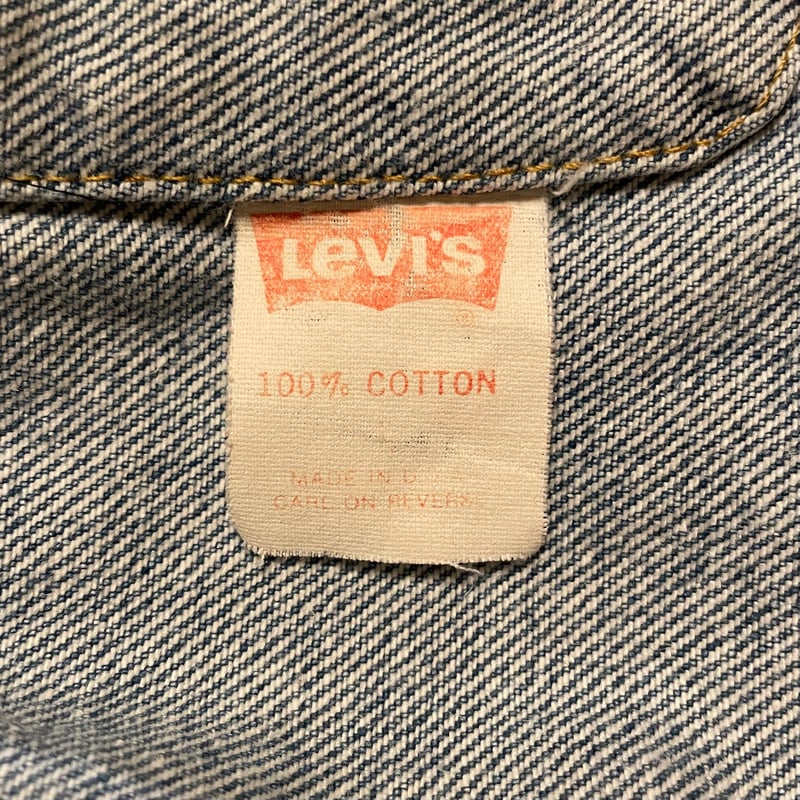 80s Levi's 70507 0214 デニムジャケット USA製 Size L 4ポケ 80s Levi's 70507 0214 デニムジャケット USA製 Size L 4ポケ
