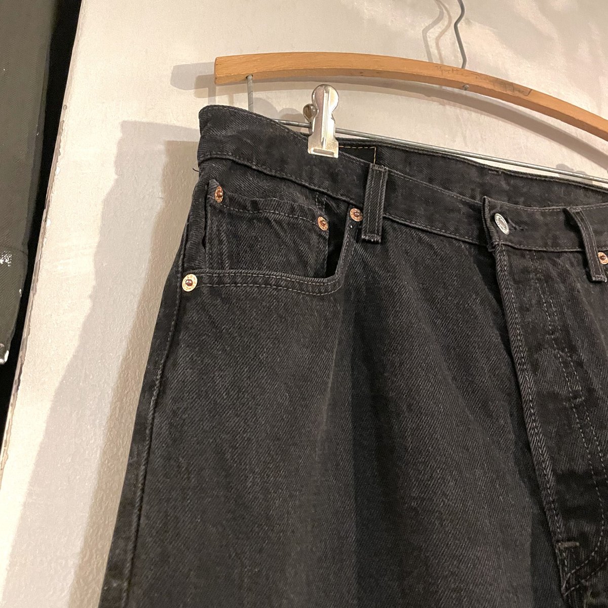 Levi's リーバイス501 後染めブラック 33×30 雰囲気◎ fit=scale-down,w=1200