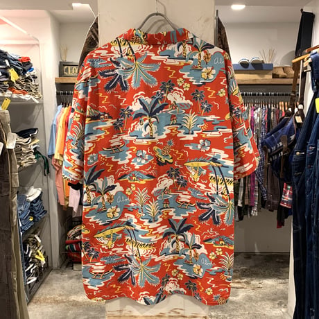 POLO RALPH LAUREN　S/Sアロハシャツ　ラルフローレン　オープンカラーシャツ　(S3713)