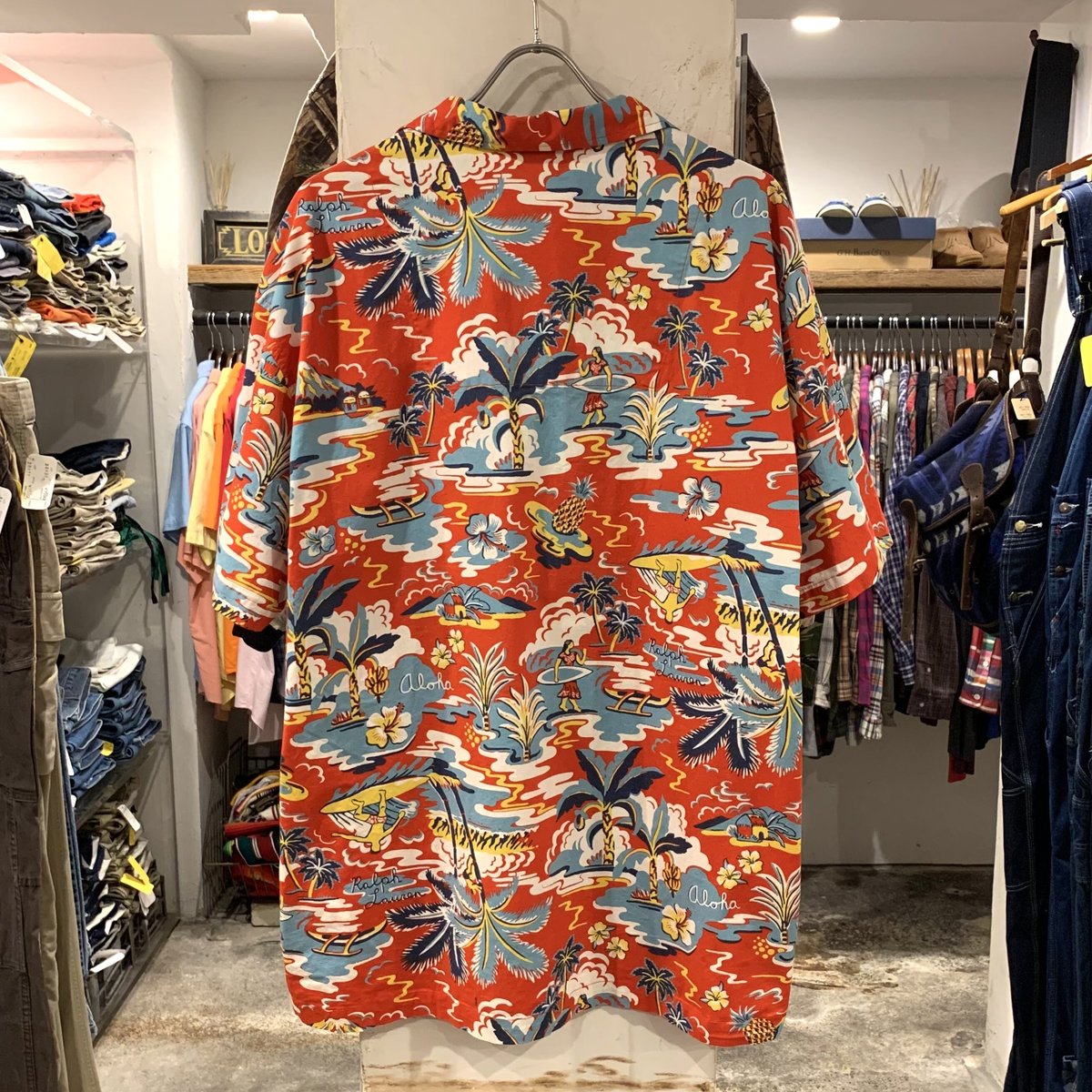 POLO RALPH LAUREN S/Sアロハシャツ ラルフローレン オープン
