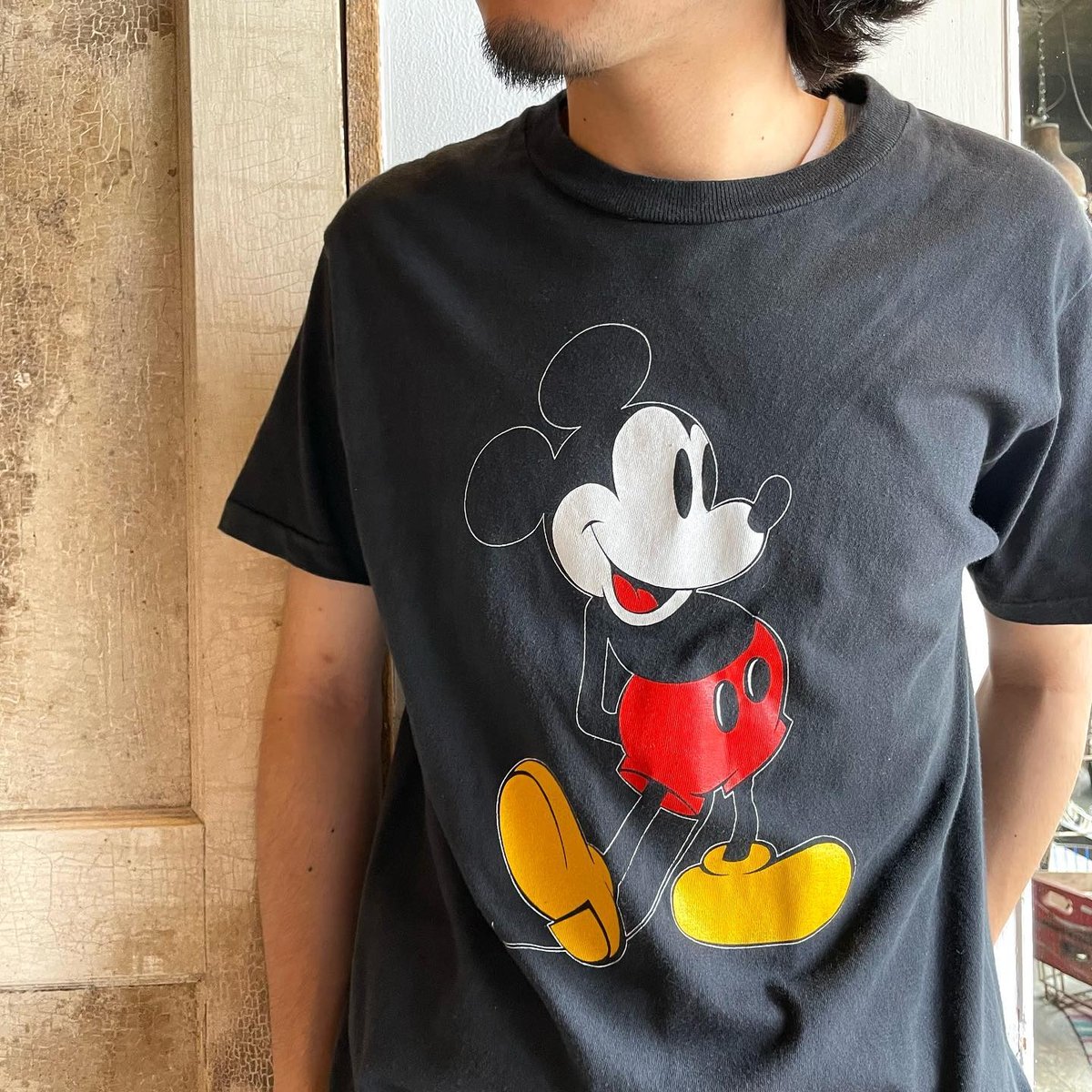 80s Disney ミッキーT ブラック USA製 ディズニー (S2590) | DUFF 80s Disney ミッキーT ブラック USA製 ディズニー (S2590) | DUFF