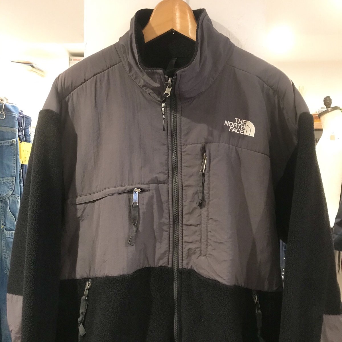 THE NORTH FACE デナリジャケット 90s 黒xグレー ノース THE NORTH FACE デナリジャケット 90s 黒xグレー ノース