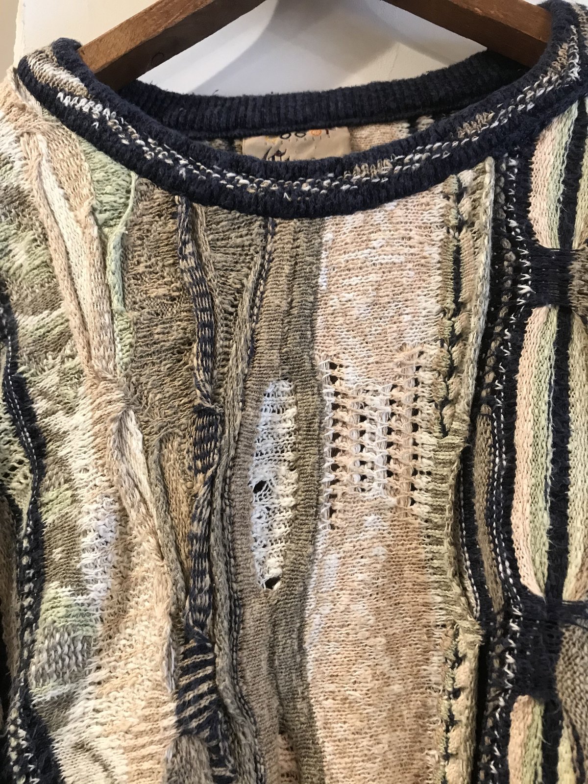 COOGI CLASSIC 3Dニット クルーネックセーター マルチカラー クージー