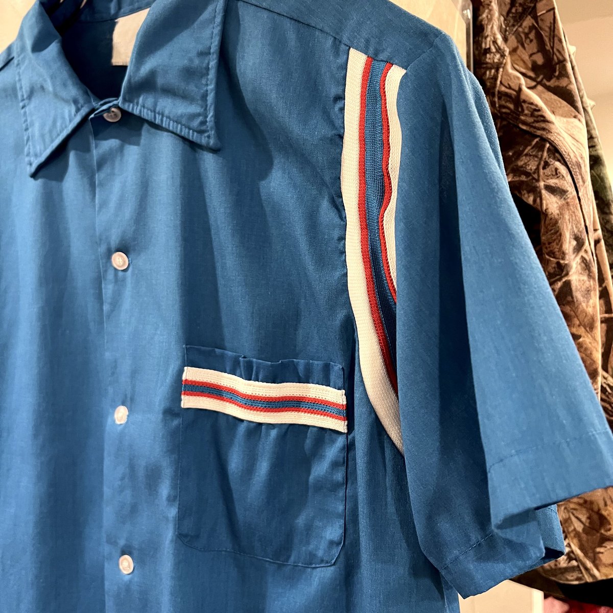 70s ボウリングシャツ 70s S/Sボーリングシャツ GOYA BOWLERS バックプリント ボックス