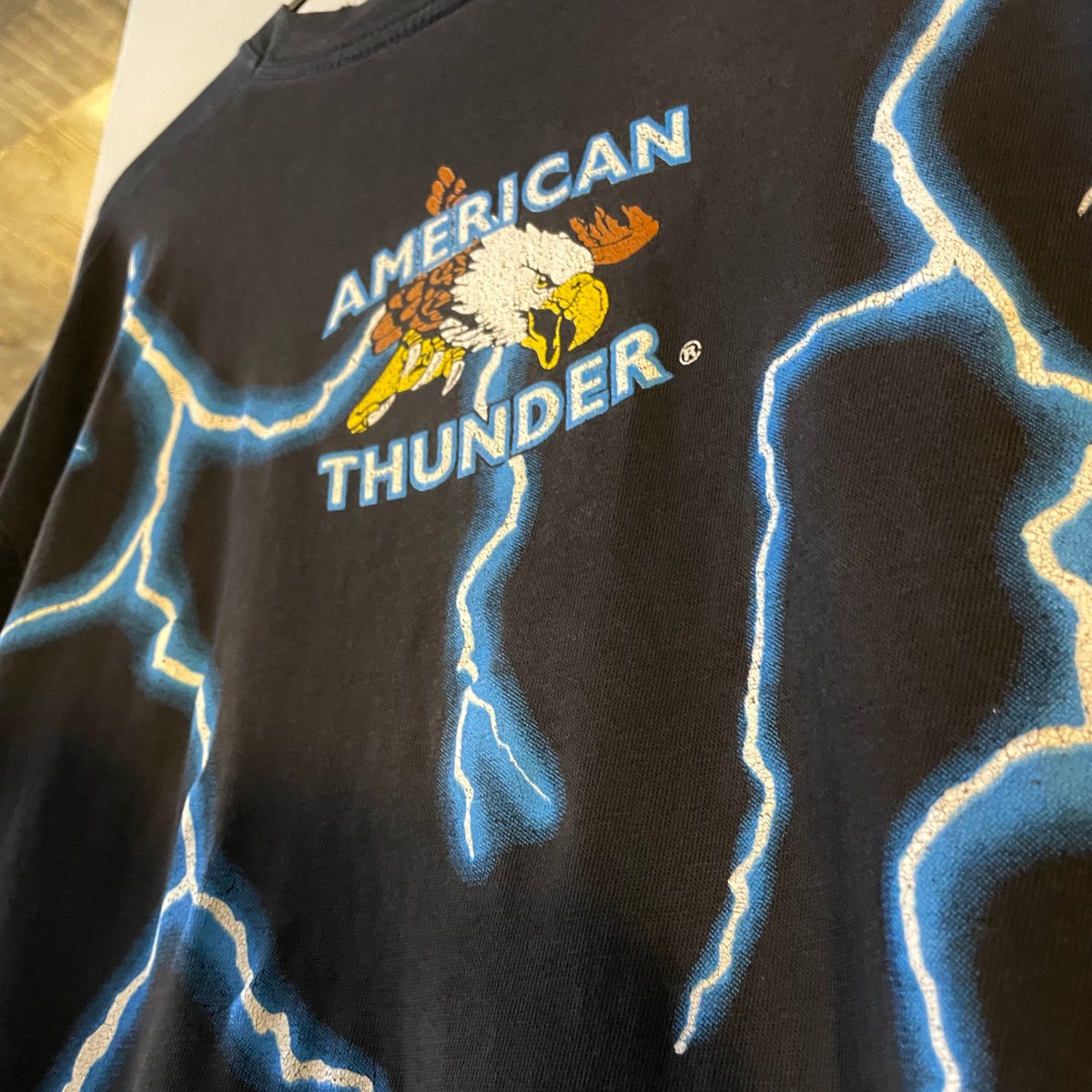 90s~ AMERICAN THUNDER S/S Tシャツ Size XL アメリカンサンダ