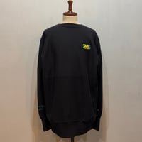 90s　Champion　リバースウィーブ　Reverse Weave　Size XXL　ブラック　企業モノ　刺繡タグ　チャンピオン　(S4945)