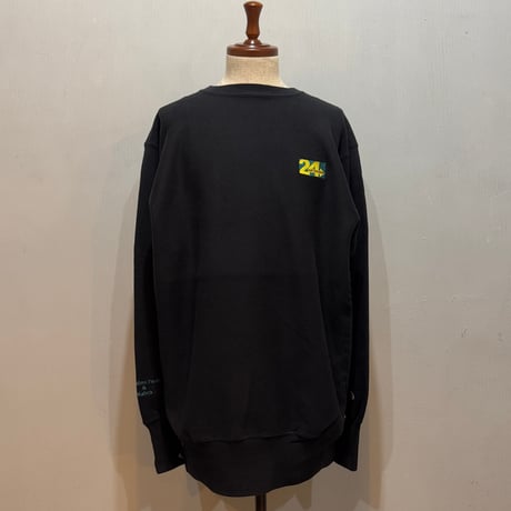 90s　Champion　リバースウィーブ　Reverse Weave　Size XXL　ブラック　企業モノ　刺繡タグ　チャンピオン　(S4945)