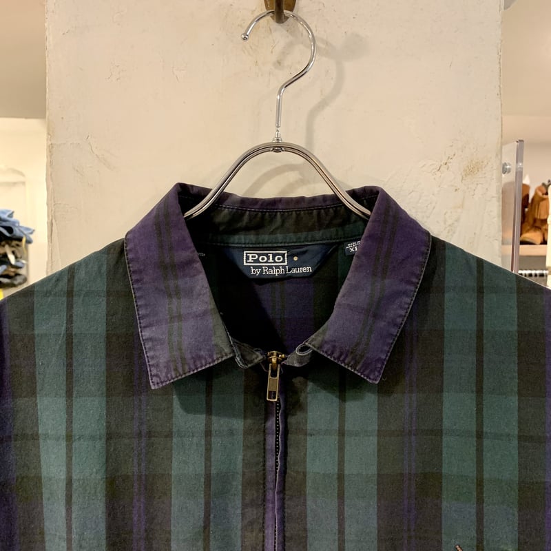 90s POLO by Ralph Lauren スウィングトップ ブラックウォッチ チェック