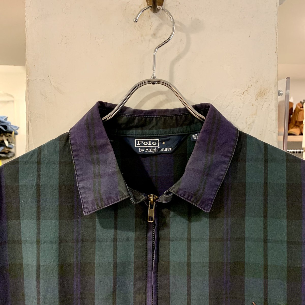 90s POLO by Ralph Lauren スウィングトップ ブラックウォッチ チェック
