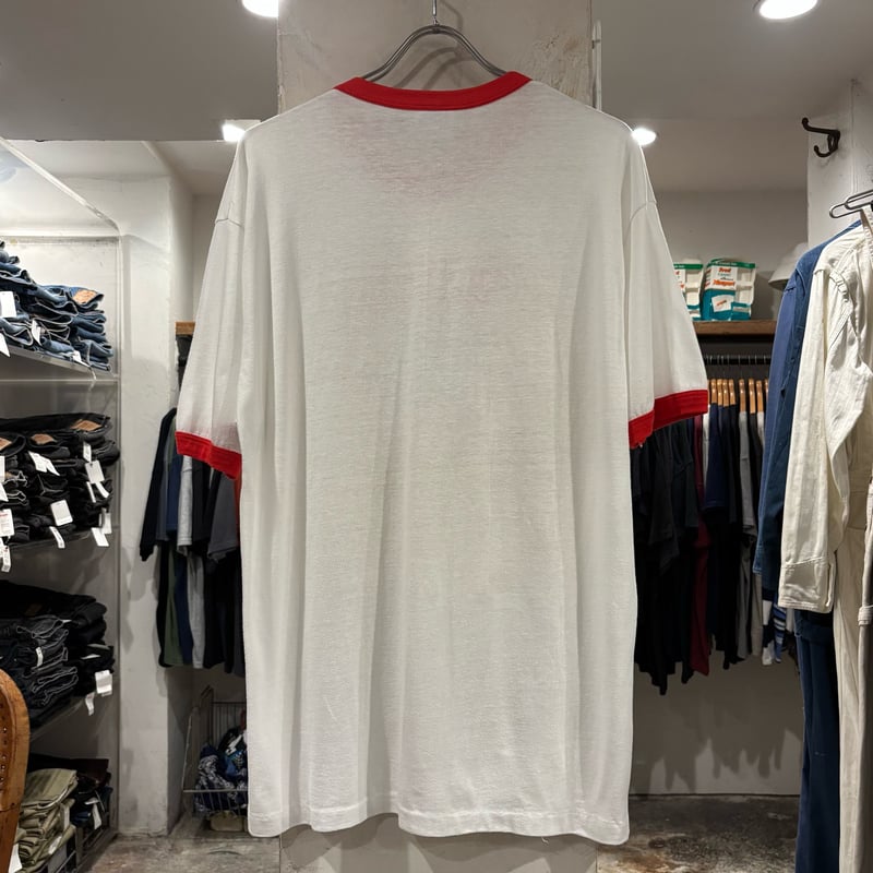 80s Hanes S/S リンガー Tシャツ Phillies Orioles USA製 S