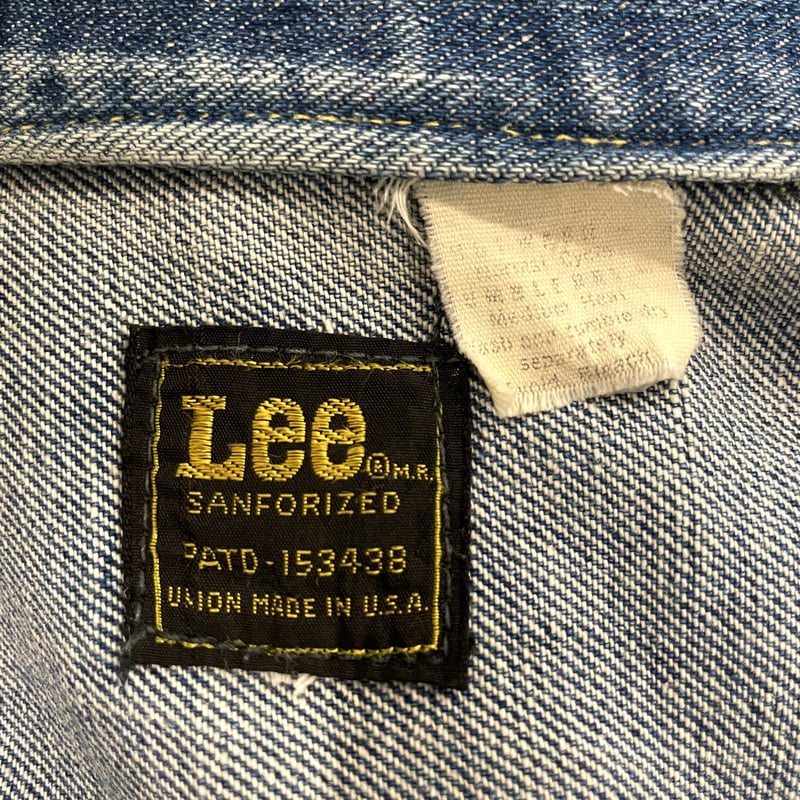 70s〜 Lee 220J デニムジャケット FFAジャケット USA製 リー (S1530)