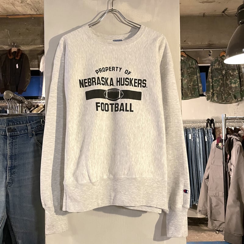90s Champion リバースウィーブ reverse weave NEBRASKA HU