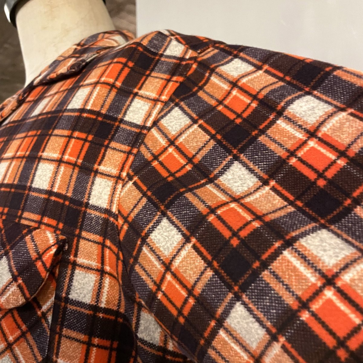 50s Mc call Vintage Print Nel Shirt プリントネルシャツ コ