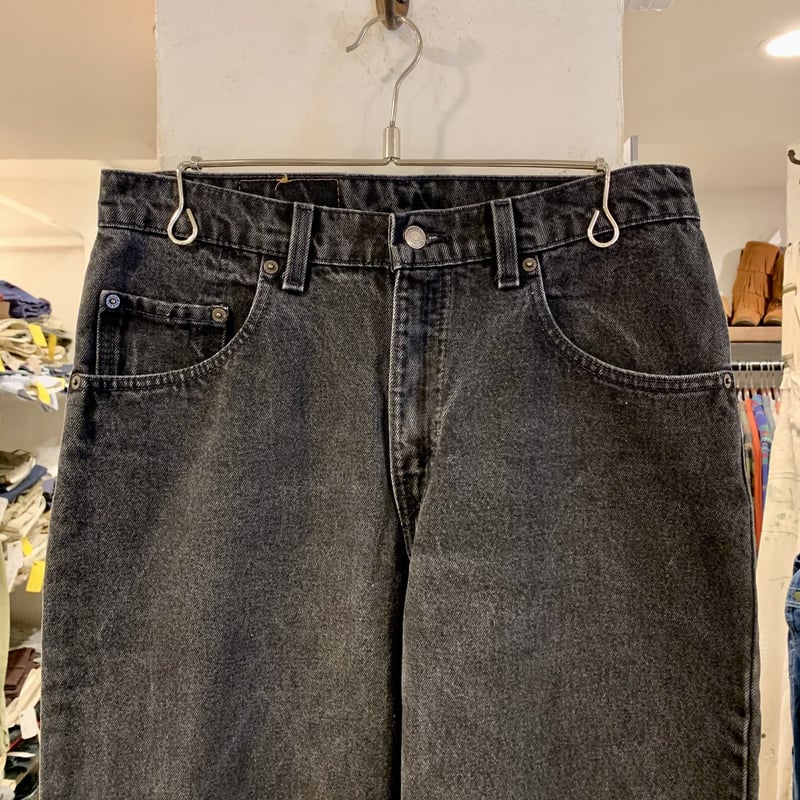 90s Levi's 560 後染めブラック テーパードシルエット USA製 90s Levi's 560 後染めブラック テーパードシルエット USA製
