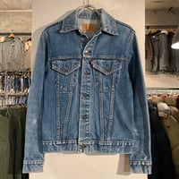80s Levi's 70506 後染めブラック デニムジャケット USA製 Size 40相