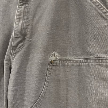 Carhartt　Double Knee Pants　36×29　ダック地　ペインターパンツ　ダブルニー　ワークパンツ　カーハート　グレー系　(S5648)