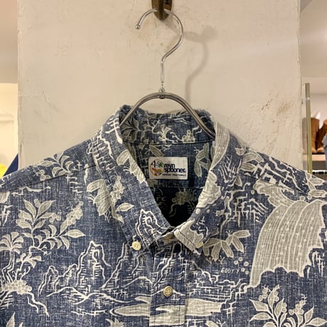 reyn spooner　レインスプーナー　 HAWAIIAN TRADITIONALS　アロハシャツ　プルオーバー　ハーフボタン　（S2521）