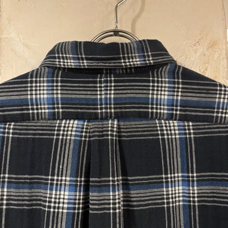 Ralph Lauren　L/S ネルシャツ　Classic Fit　Size M　ラルフローレン　コットンシャツ　ブラック　(S5059)