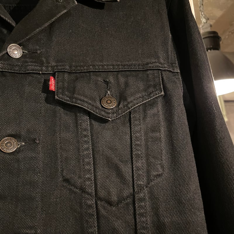 90s Levi's 70503 ブラック デニムジャケット ユーロリーバイス Size M
