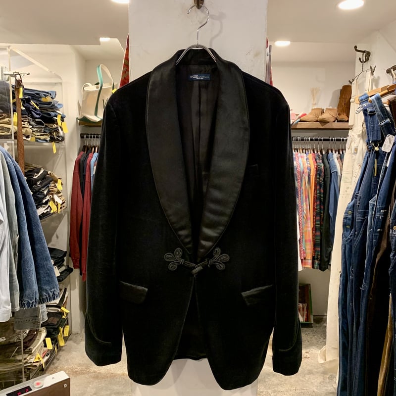 90s~ POLO by Ralph Lauren スモーキングジャケット ベロア 90s~ POLO by Ralph Lauren スモーキングジャケット ベロア
