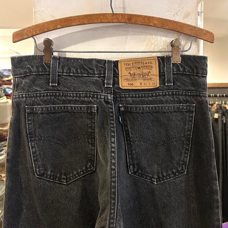 90s Levi's 40550 4159 リーバイス ブラックデニムパンツ 31×31