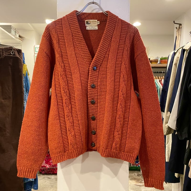 MILWAUKEE KNIT 60s ビンテージ モヘヤカーディガン 小さめ ORIGINAL STYLES BY MILWAUKEE KNIT 60s ミルウォーキーニッ