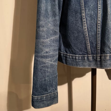 70s　Levi’s 70505　デニムジャケット　USA製　ケアタグ　Size 46　2ポケ　リーバイス　(S4917)