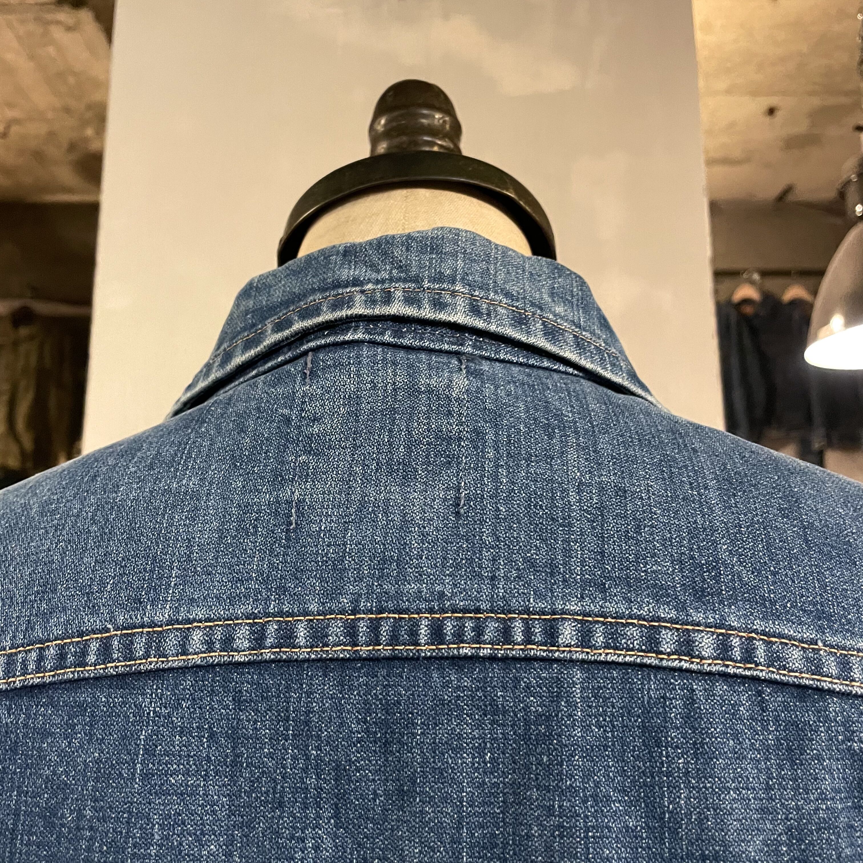 70s Wrangler デニムジャケット USA製 インディゴ ラングラー 3rd