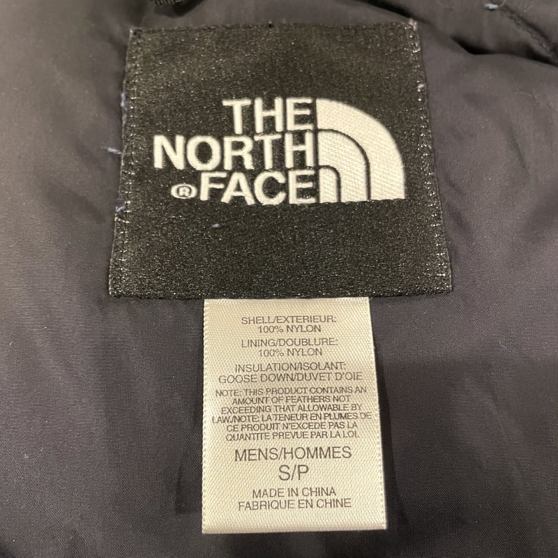 THE NORTH FACE ヌプシ DEAD STOCK 黒x青 ダウンジャケット 700フ